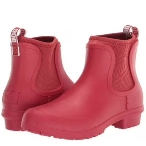 NEW! UGG Chevonne Boot Ribbon Red Women size 5 - Picture 7 of 13